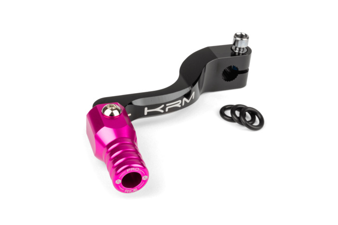Gear Shift Lever KRM black / pink Minarelli AM6