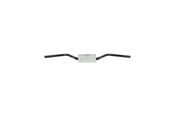 Handlebar 28mm KRM PATRIOT with pad white / hologram