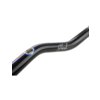 Handlebar 28mm KRM PATRIOT with pad white / hologram