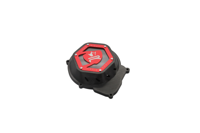 Ignition Cover KRM AM6 red double-sided