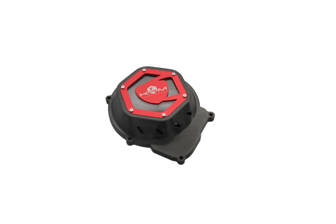 Ignition Cover KRM AM6 red double-sided