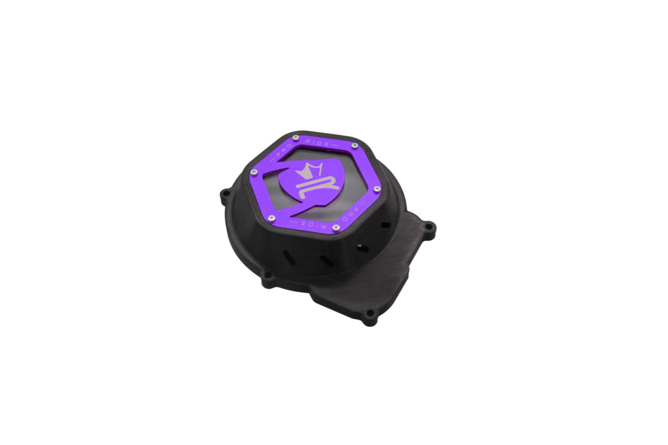 Ignition Cover KRM AM6 purple double-sided