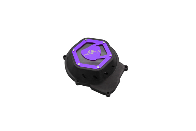 Ignition Cover KRM AM6 purple double-sided