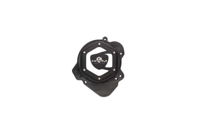 Ignition Cover KRM Derbi black double-sided