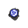 Ignition Cover KRM Derbi blue double-sided