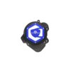 Ignition Cover KRM Derbi blue double-sided