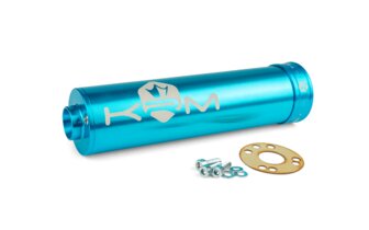 Silencieux d'échappement KRM 70 - 90 turquoise