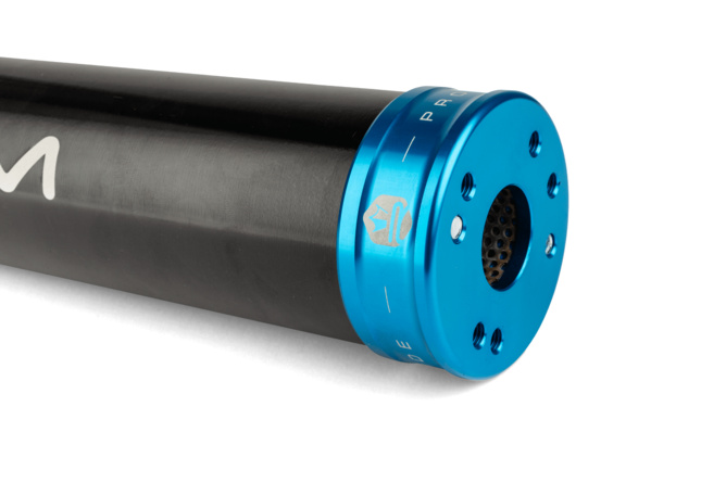 Silencer KRM Pro Ride 50 - 70cc aluminium black - blue