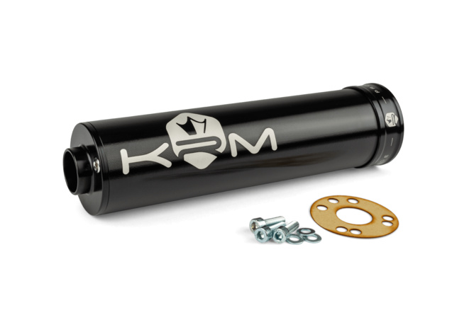 Silenciador de Escape KRM 70- 90cc Negro