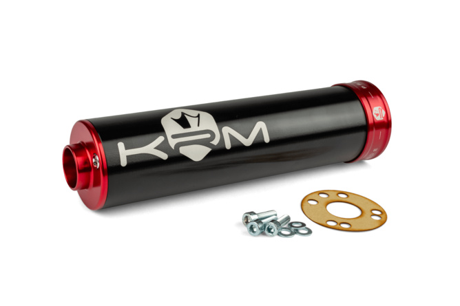 Silenziatore KRM 70 - 90 nero - rosso