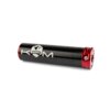 Silenciador de Escape KRM 70-90cc Aluminio Rojo - Negro