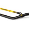 Guidon type cross 22mm KRM noir / jaune