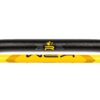 Guidon type cross 22mm KRM noir / jaune