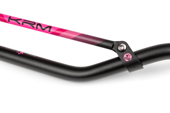 Handlebar 22mm KRM black / pink