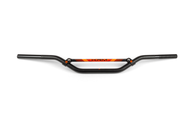 Guidon type cross 22mm KRM noir / orange