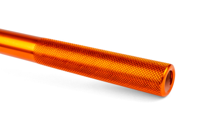 Guidon type cross 28mm KRM orange / holographique