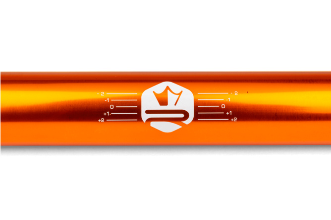 Guidon type cross 28mm KRM orange / holographique