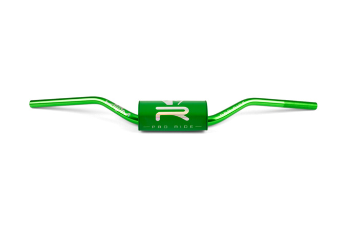 Guidon type cross 28mm KRM vert / holographique avec mousse