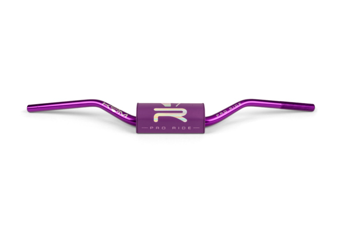 Guidon type cross 28mm KRM violet / holographique avec mousse