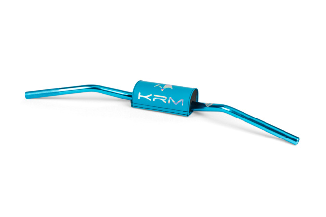 Handlebar 28mm KRM turquoise / hologram with pad