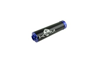 Silencieux d'échappement KRM 50 - 70 noir / bleu foncé