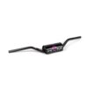Guidon type cross 28mm avec mousse KRM noir / violet