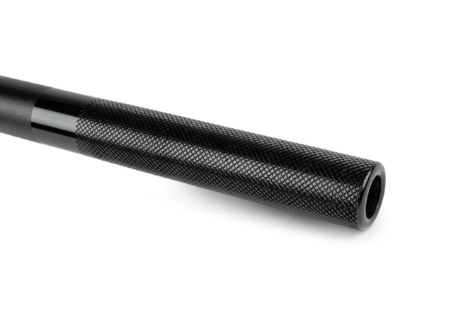 Guidon type cross 28mm avec mousse KRM noir / violet