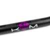 Guidon type cross 28mm avec mousse KRM noir / violet