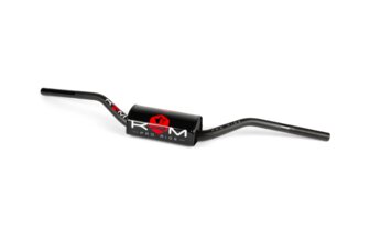 Handlebar MX 28mm with pad KRM black / red