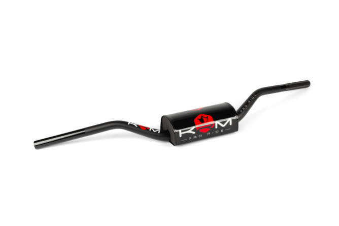 Lenker MX 28mm mit Lenkerpolster KRM schwarz / rot