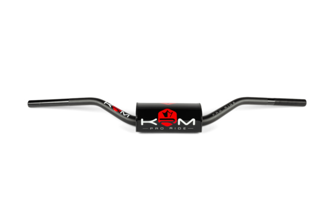 Lenker MX 28mm mit Lenkerpolster KRM schwarz / rot