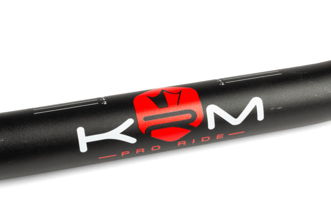 Lenker MX 28mm mit Lenkerpolster KRM schwarz / rot