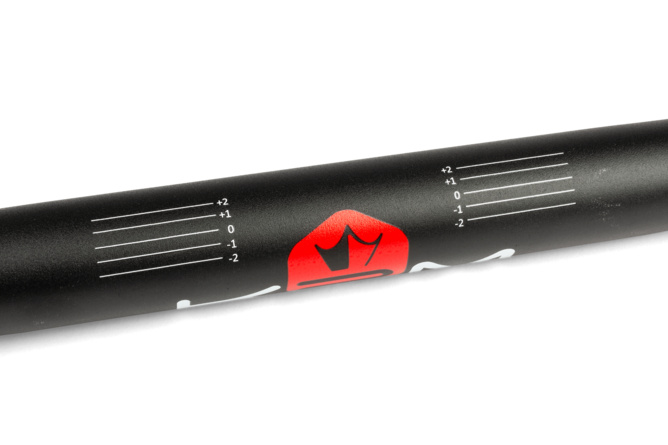 Lenker MX 28mm mit Lenkerpolster KRM schwarz / rot