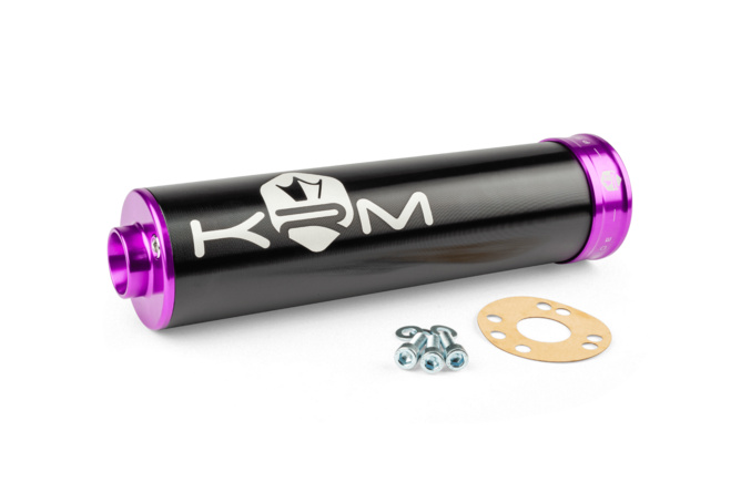 Silencieux d'échappement KRM 50 - 70 Noir / Violet