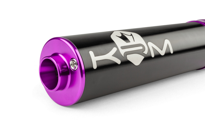 Silencieux d'échappement KRM 50 - 70 Noir / Violet