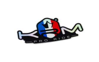 Aufkleber Hologramm KRM Pro Ride blau / weiß / rot