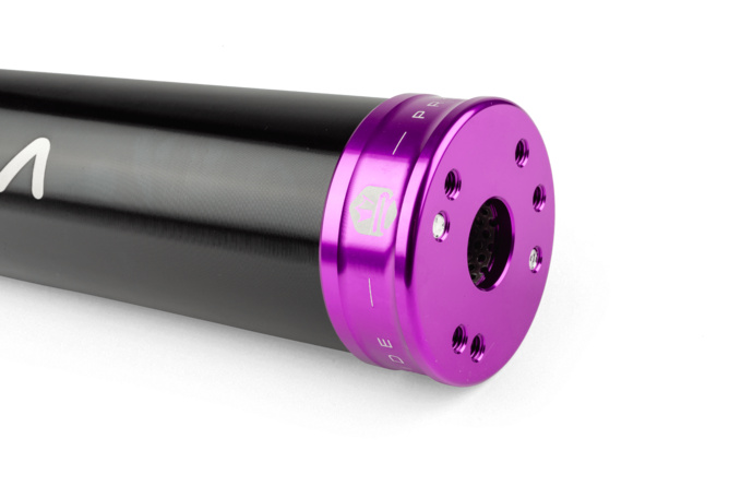 Endschalldämpfer KRM 70 - 90 schwarz / lila