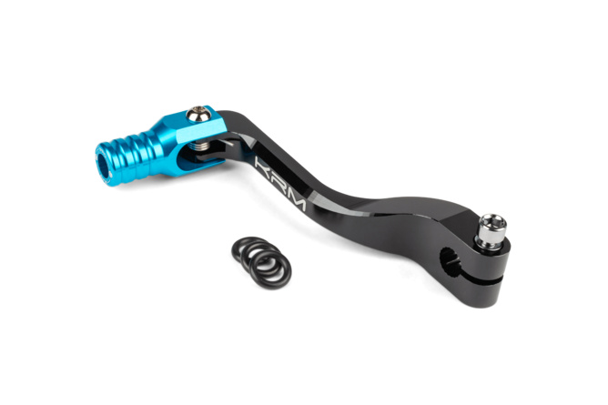 Gear Shift Lever KRM Black / Turquoise Derbi