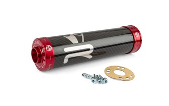 Silencer KRM Carbon Hologram 70-90cc red