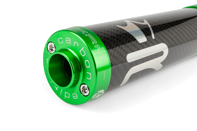 Silencieux KRM carbone/holographique 70-90cc vert