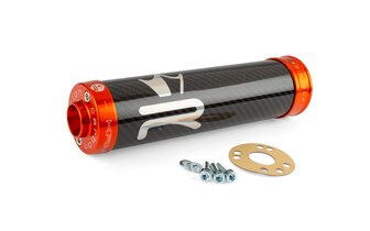 Silencer KRM Carbon Hologram 70-90cc orange