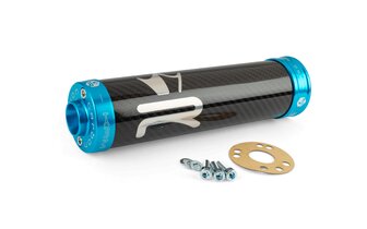Silencer KRM Carbon Hologram 70-90cc turquoise