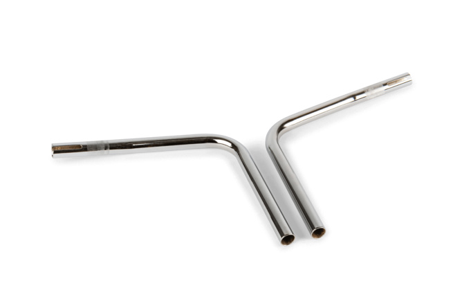 Hadlebar (2 parts) chrome-plated steel Peugeot 103 Vogue