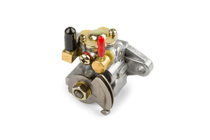 Pompe à Huile Mikuni Piaggio Pour 2 Temps 125-180cc – Avec Tuyaux Et Huile Pré-remplie, Compatible AC & LC