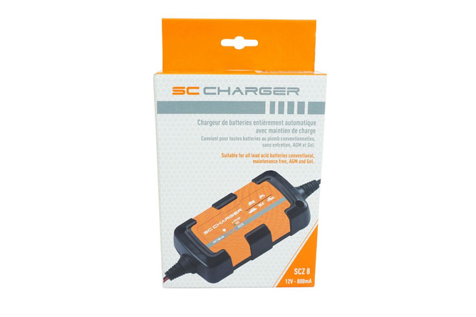 Chargeur de batterie 12V - 800mA SC CHARGER SCZ 8