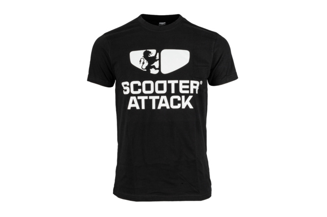 T-shirt Scooter-Attack Noir