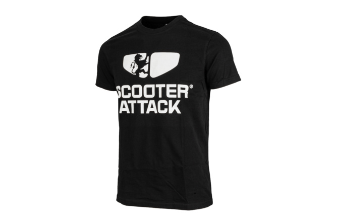 T-shirt Scooter-Attack Noir