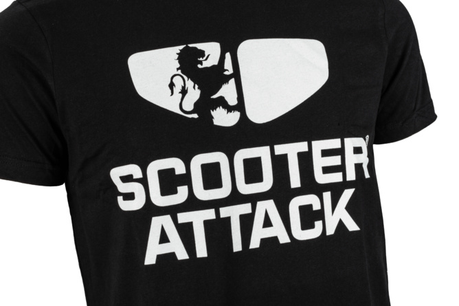 T-shirt Scooter-Attack nero