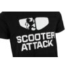 T-Shirt Scooter-Attack schwarz