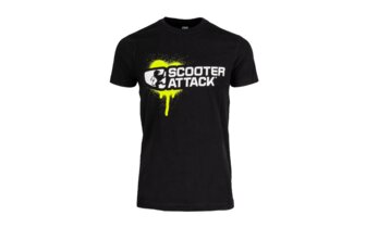 T-shirt Scooter-Attack Bicolore Noir